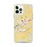 Custom Culpeper Virginia Map iPhone 12 Pro Max Phone Case in Woodblock