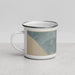 Left View Custom Culver City California Map Enamel Mug in Afternoon