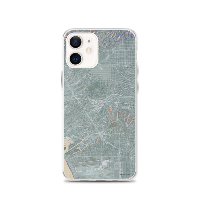 Custom iPhone 12 Culver City California Map Phone Case in Afternoon