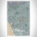 Culver City California Map Print Portrait Orientation in Afternoon Style With Shaded Background