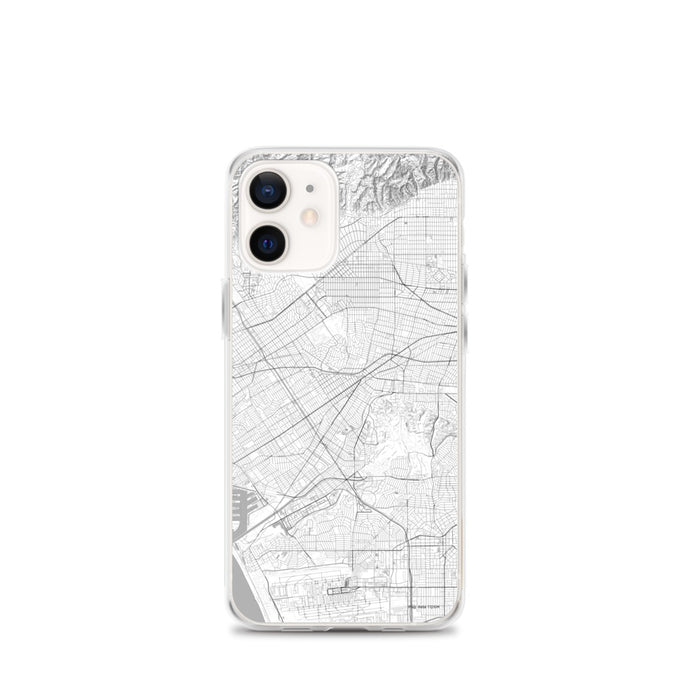 Custom iPhone 12 mini Culver City California Map Phone Case in Classic
