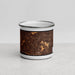 Front View Custom Culver City California Map Enamel Mug in Ember