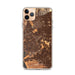Custom iPhone 11 Pro Max Culver City California Map Phone Case in Ember