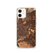 Custom iPhone 12 Culver City California Map Phone Case in Ember