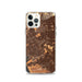 Custom iPhone 12 Pro Culver City California Map Phone Case in Ember