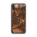 Custom iPhone XS Max Culver City California Map Phone Case in Ember