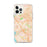 Custom iPhone 12 Pro Max Culver City California Map Phone Case in Watercolor