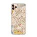Custom iPhone 11 Pro Max Culver City California Map Phone Case in Woodblock