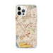 Custom iPhone 12 Pro Max Culver City California Map Phone Case in Woodblock
