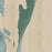 Cumberland Island Georgia Map Print in Afternoon Style Zoomed In Close Up Showing Details