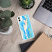 Custom Cumberland Island Georgia Map Phone Case in Watercolor