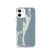 Custom Cumberland Island Georgia Map iPhone 12 Phone Case in Woodblock