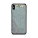 Custom iPhone XS Max Cupertino California Map Phone Case in Afternoon