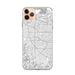 Custom iPhone 11 Pro Max Cupertino California Map Phone Case in Classic