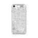 Custom iPhone SE Cupertino California Map Phone Case in Classic