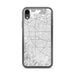Custom iPhone XR Cupertino California Map Phone Case in Classic