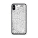 Custom iPhone X/XS Cupertino California Map Phone Case in Classic