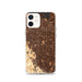 Custom iPhone 12 Cupertino California Map Phone Case in Ember