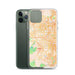 Custom Cupertino California Map Phone Case in Watercolor