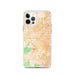 Custom iPhone 12 Pro Cupertino California Map Phone Case in Watercolor