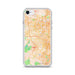 Custom iPhone SE Cupertino California Map Phone Case in Watercolor