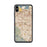 Custom iPhone XS Max Cupertino California Map Phone Case in Woodblock