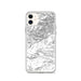Custom Custer Gallatin National Forest Map Phone Case in Classic