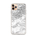 Custom Custer Gallatin National Forest Map Phone Case in Classic