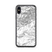 Custom Custer Gallatin National Forest Map Phone Case in Classic