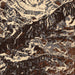 Custer Gallatin National Forest Map Print in Ember Style Zoomed In Close Up Showing Details