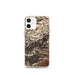 Custom Custer Gallatin National Forest Map iPhone 12 mini Phone Case in Ember