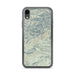 Custom Custer Gallatin National Forest Map Phone Case in Woodblock