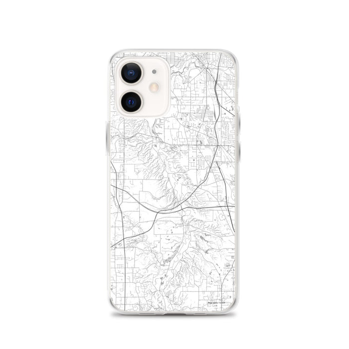 Custom Cuyahoga Valley National Park Map iPhone 12 Phone Case in Classic