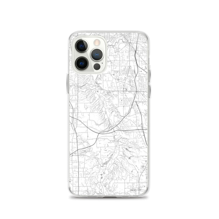 Custom Cuyahoga Valley National Park Map iPhone 12 Pro Phone Case in Classic