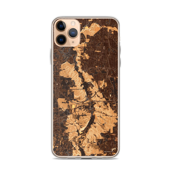 Custom Cuyahoga Valley National Park Map Phone Case in Ember
