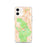 Custom Cuyahoga Valley National Park Map iPhone 12 Phone Case in Watercolor