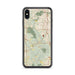 Custom Cuyahoga Valley National Park Map Phone Case in Woodblock