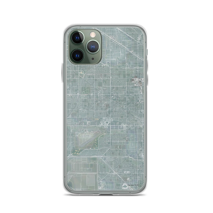 Custom iPhone 11 Pro Cypress California Map Phone Case in Afternoon
