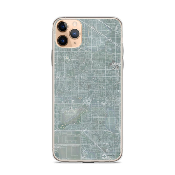 Custom iPhone 11 Pro Max Cypress California Map Phone Case in Afternoon