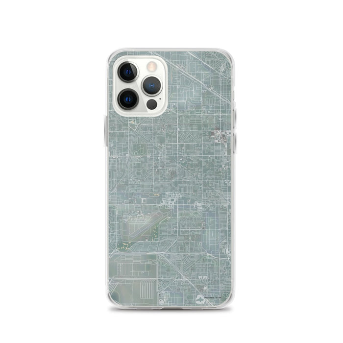 Custom iPhone 12 Pro Cypress California Map Phone Case in Afternoon