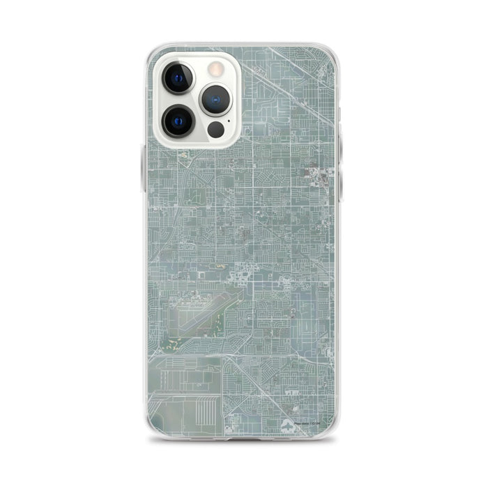 Custom iPhone 12 Pro Max Cypress California Map Phone Case in Afternoon