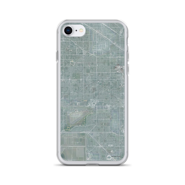 Custom iPhone SE Cypress California Map Phone Case in Afternoon