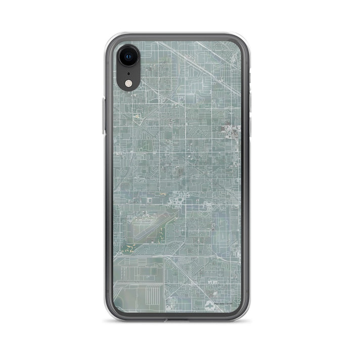 Custom iPhone XR Cypress California Map Phone Case in Afternoon