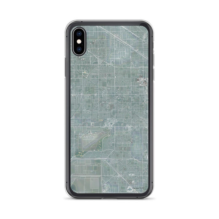 Custom iPhone XS Max Cypress California Map Phone Case in Afternoon