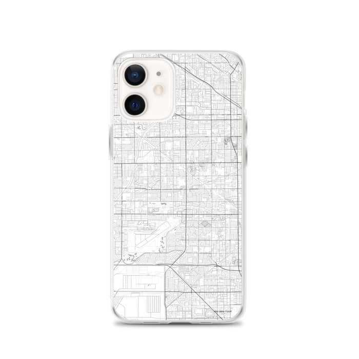 Custom iPhone 12 Cypress California Map Phone Case in Classic