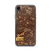 Custom iPhone XR Cypress California Map Phone Case in Ember