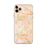Custom iPhone 11 Pro Max Cypress California Map Phone Case in Watercolor