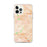Custom iPhone 12 Pro Max Cypress California Map Phone Case in Watercolor