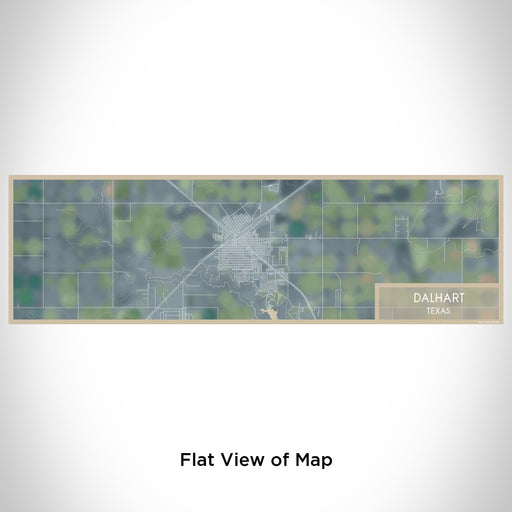 Flat View of Map Custom Dalhart Texas Map Enamel Mug in Afternoon