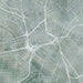Dallas Texas Map Print in Afternoon Style Zoomed In Close Up Showing Details